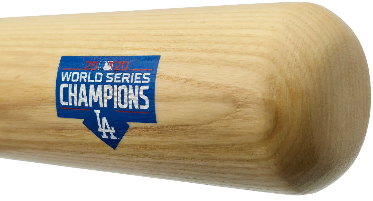 Cody Bellinger Autographed Blonde WS Logo Louisville Slugger Bat Los Angeles Dodgers "I Bleed Dodger Blue, 2020 WS Champs" Fanatics & MLB Holo Stock #263027