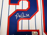 New York Mets Pete Alonso Autographed White Nike Jersey Size XL "NY Or Nowhere" Fanatics & MLB Holo Stock #263025