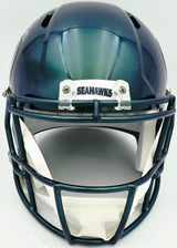 Devon Witherspoon Autographed Seattle Seahawks Full Size Rivalries Speed Replica Helmet Beckett BAS Witness Stock #265438