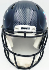 Devon Witherspoon Autographed Seattle Seahawks Blue Full Size Super Bowl LX Champions Logo Speed Authentic Helmet "SB LX Champs" Beckett BAS Witness Stock #265439
