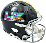 Devon Witherspoon Autographed Seattle Seahawks Black Full Size Super Bowl LX Logo Speed Replica Helmet Beckett BAS Witness Stock #265441