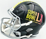 Devon Witherspoon Autographed Seattle Seahawks Black Full Size Super Bowl LX Logo Speed Replica Helmet Beckett BAS Witness Stock #265441