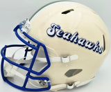 Devon Witherspoon Autographed Seattle Seahawks Cream Full Size Retro Speed Authentic Helmet "SB LX Champs" Beckett BAS Witness Stock #265442