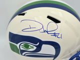 Devon Witherspoon Autographed Seattle Seahawks Cream Full Size Retro Speed Replica Helmet Beckett BAS Witness Stock #265443