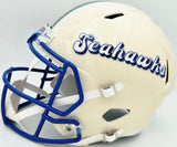 Devon Witherspoon Autographed Seattle Seahawks Cream Full Size Retro Speed Replica Helmet Beckett BAS Witness Stock #265443