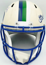 Devon Witherspoon Autographed Seattle Seahawks Cream Full Size Retro Speed Replica Helmet Beckett BAS Witness Stock #265443