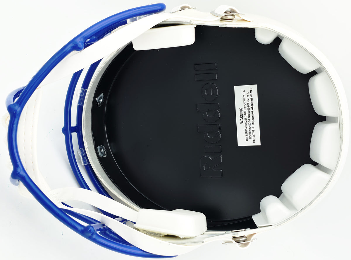 Devon Witherspoon Autographed Seattle Seahawks Cream Full Size Retro Speed Replica Helmet Beckett BAS Witness Stock #265443