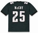 Philadelphia Eagles LeSean McCoy Autographed Green Jersey Beckett BAS Witness Stock #263338