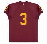 USC Trojans Jordan Addison Autographed Maroon Jersey Beckett BAS QR Stock #263335