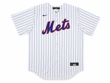 New York Mets Pete Alonso Autographed White Nike Jersey Size XL "NY Or Nowhere" Fanatics & MLB Holo Stock #263025