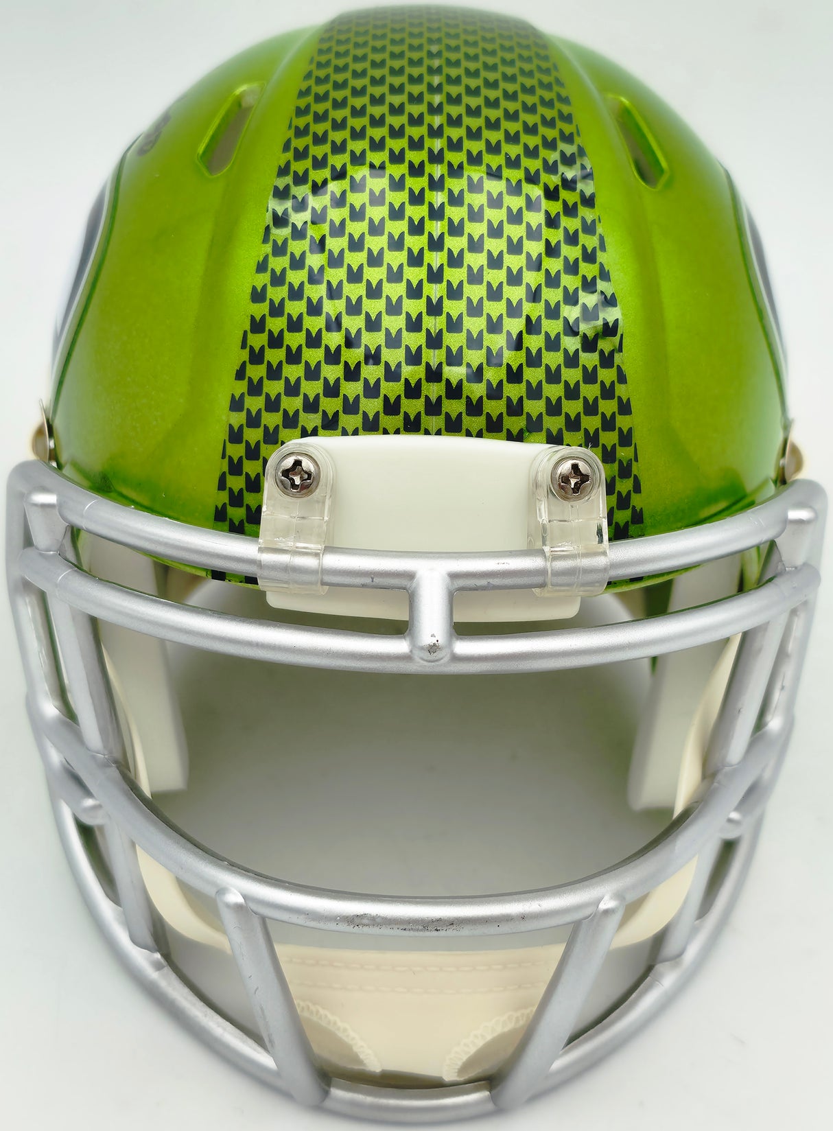 Jarran Reed Autographed Seattle Seahawks Flash Green Speed Mini Helmet MCS Holo Stock #262434