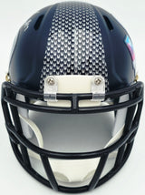 Charles Cross Autographed Seattle Seahawks Blue Super Bowl LX Champions Logo Speed Mini Helmet MCS Holo Stock #262468