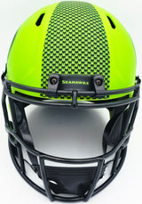 Earl Thomas III Autographed Seattle Seahawks Rave Green Full Size Replica Speed Helmet "SB XLVIII Champs" Beckett BAS Witness Stock #262441