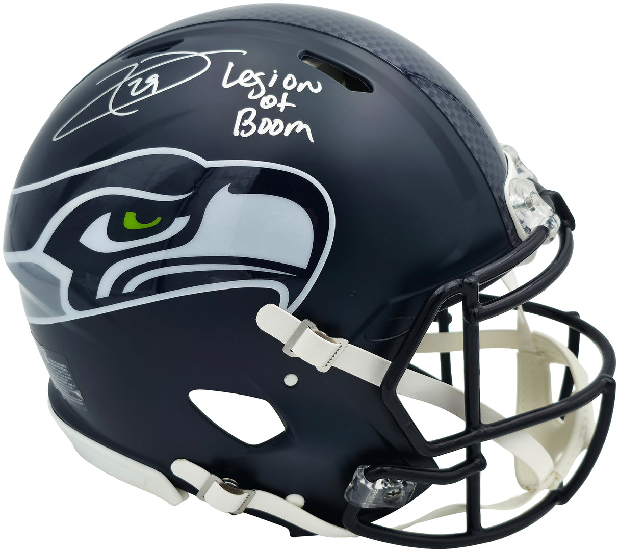 Earl Thomas III Autographed Seattle Seahawks Blue Full Size Authentic Speed Helmet "Legion of Boom" Beckett BAS Witness Stock #262444
