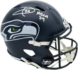 Earl Thomas III Autographed Seattle Seahawks Blue Full Size Replica Speed Helmet "Area 29" Beckett BAS Witness Stock #262446