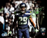 Earl Thomas III Autographed 8x10 Photo Seattle Seahawks Beckett BAS Witness Stock #262456