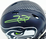 Earl Thomas III Autographed Seattle Seahawks Blue Speed Mini Helmet Beckett BAS Witness Stock #262449