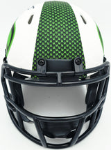 Earl Thomas III Autographed Seattle Seahawks White Lunar Eclipse Speed Mini Helmet Beckett BAS Witness Stock #262453