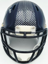 Charles Cross Autographed Seattle Seahawks Blue Speed Mini Helmet MCS Holo Stock #262467