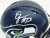 Ernest Jones IV Autographed Seattle Seahawks Blue Speed Mini Helmet MCS Holo Stock #262476