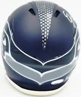 Ernest Jones IV Autographed Seattle Seahawks Blue Speed Mini Helmet MCS Holo Stock #262476