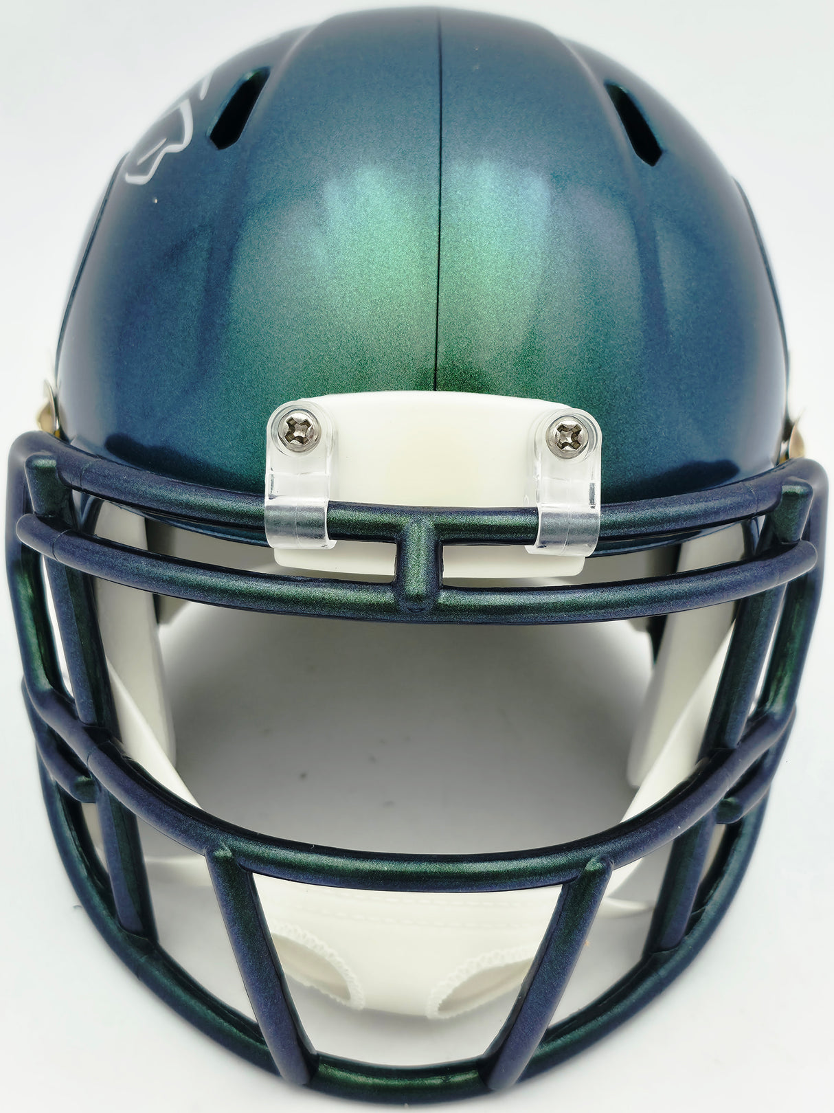 AJ Barner Autographed Seattle Seahawks Rivalries Speed Mini Helmet Beckett BAS Witness Stock #262484
