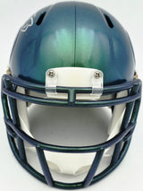 AJ Barner Autographed Seattle Seahawks Rivalries Speed Mini Helmet Beckett BAS Witness Stock #262484