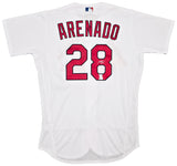 St. Louis Cardinals Nolan Arenado Autographed White Nike Authentic Collection Jersey Size 44 Fanatics & MLB Holo Stock #262510