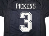 Dallas Cowboys George Pickens Autographed Blue Jersey JSA Witness Stock #262414