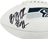Byron Murphy II Autographed Seattle Seahawks White Logo Football MCS Holo Stock #262527