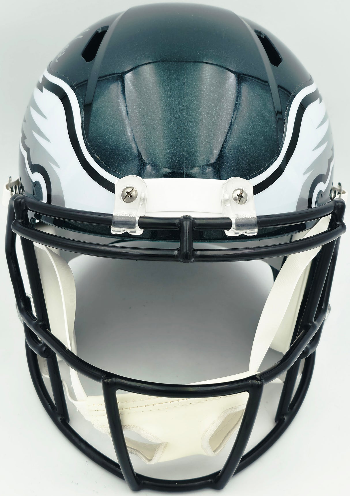 Jason Kelce Autographed Philadelphia Eagles Green Full Size Speed Replica Helmet Beckett BAS QR Stock #262327