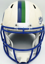 Byron Murphy II Autographed Seattle Seahawks Cream Retro Full Size Speed Replica Helmet MCS Holo Stock #262529