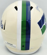 Byron Murphy II Autographed Seattle Seahawks Cream Retro Full Size Speed Replica Helmet MCS Holo Stock #262529
