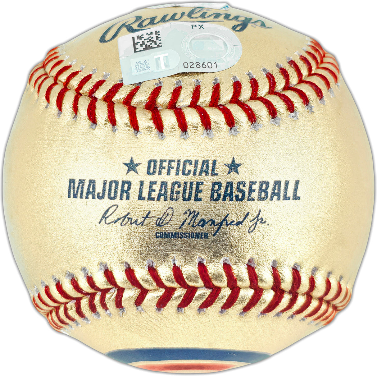Cody Bellinger Autographed Official Gold Chicago Cubs Logo Baseball Cubs Logo "Go Cubs!" Fanatics & MLB Holo Stock #262512
