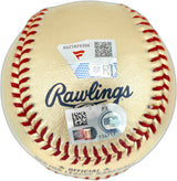 Johnny Bench Autographed Official Gold Cincinnati Reds Logo Baseball Reds Logo Fanatics & MLB Holo Stock #262513