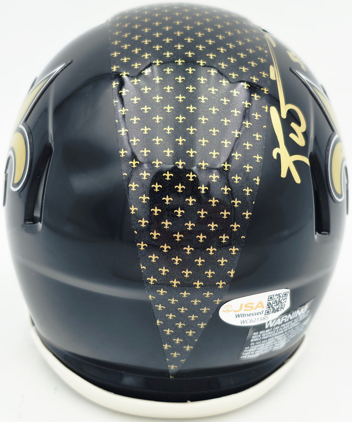 Ricky Williams Autographed New Orleans Saints 2022 Alternate Black Speed Mini Helmet JSA Stock #265670