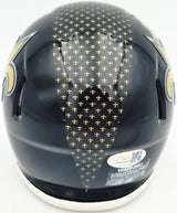 Ricky Williams Autographed New Orleans Saints 2022 Alternate Black Speed Mini Helmet JSA Stock #265671