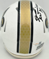 Ricky Williams Autographed New Orleans Saints 2025 Alternate White Speed Mini Helmet JSA Stock #265672
