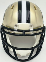 Ricky Williams Autographed New Orleans Saints Gold Speed Mini Helmet JSA Stock #265674