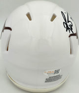 Ricky Williams Autographed Texas Longhorns White Speed Mini Helmet JSA Stock #265679