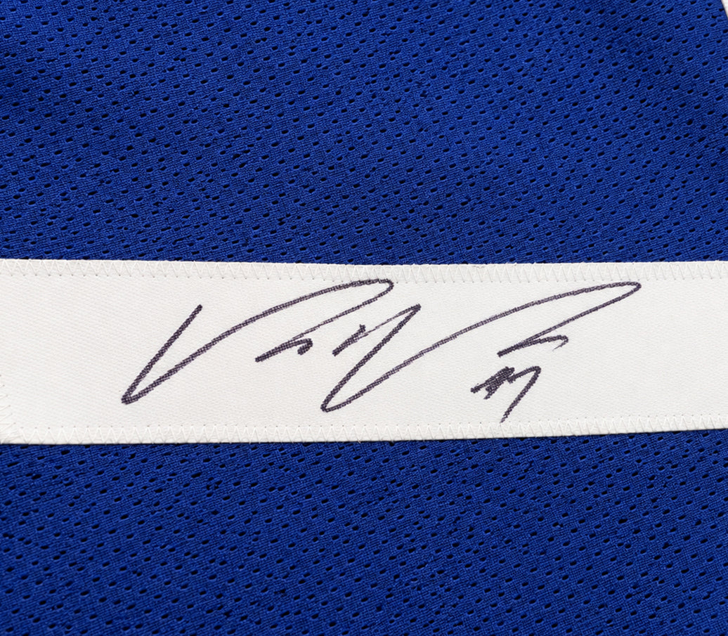 Seattle Seahawks Uchenna Nwosu Autographed Blue Throwback Jersey MCS Holo Stock #265565