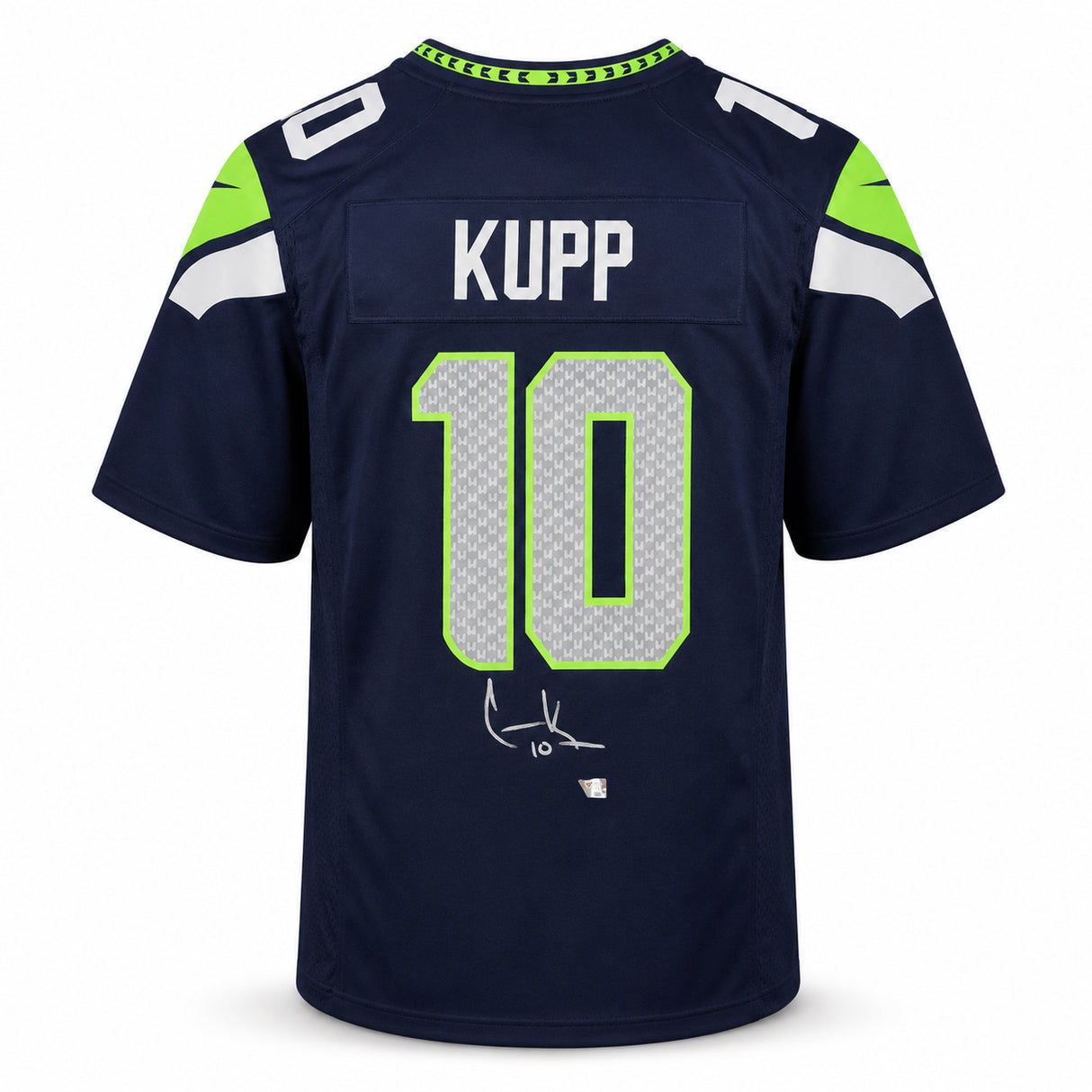 Seattle Seahawks Cooper Kupp Autographed Blue Nike Super Bowl LX Patch Jersey Size XL Fanatics Holo Stock #265792