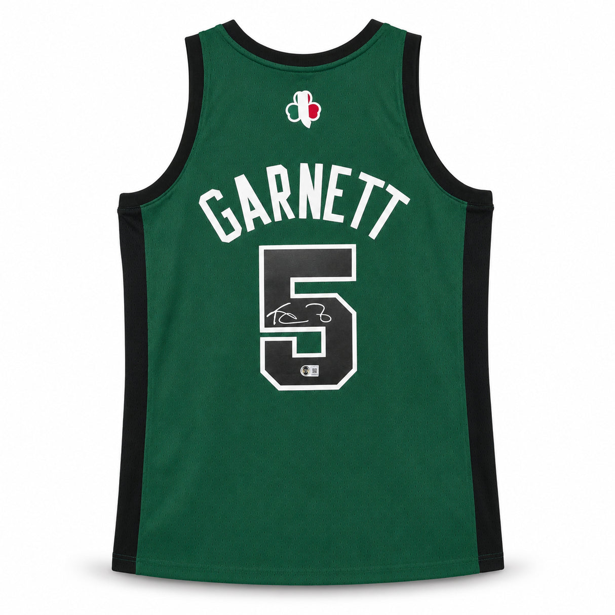 Boston Celtics Kevin Garnett Autographed Green Authentic Mitchell & Ness Jersey Size XXL Beckett BAS Witness Stock #265802
