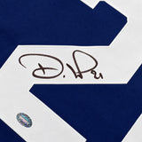 Seattle Seahawks Devon Witherspoon Autographed Women's Blue Nike Throwback 50 Year Patch Jersey Size XL MCS Holo Stock #265668