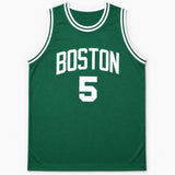 Boston Celtics Kevin Garnett Autographed Green Jersey Beckett BAS Witness Stock #265799