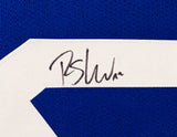 Seattle Seahawks Rashid Shaheed Autographed Blue Throwback Jersey MCS Holo Stock #265665