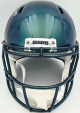Zach Charbonnet Autographed Seattle Seahawks Full Size Rivalries Speed Replica Helmet "SB LX Champs" MCS Holo Stock #265873