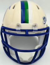 Zach Charbonnet Autographed Seattle Seahawks Cream Retro Speed Mini Helmet MCS Holo Stock #265879