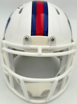 DJ Moore Autographed Buffalo Bills White Speed Mini Helmet Beckett BAS Witness Stock #265892
