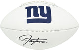 Lawrence Taylor Autographed Football New York Giants Beckett BAS Witness Stock #265847